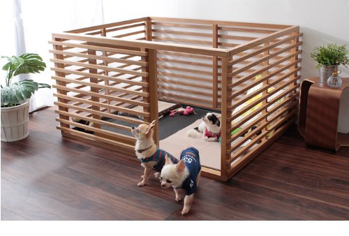 天然木ペット用ケージ 