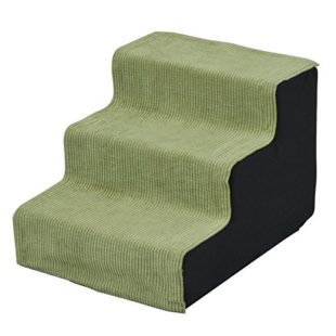 山善 ペットステップ 3段 グリーン