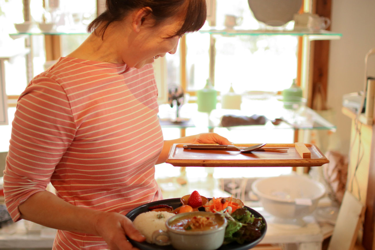 柴犬,カフェ,大磯,ルッコラ
