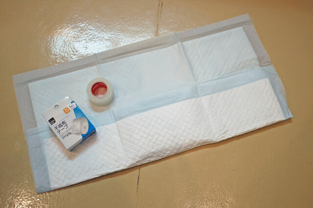 柴を介護する,マナーベルトのつくりかた