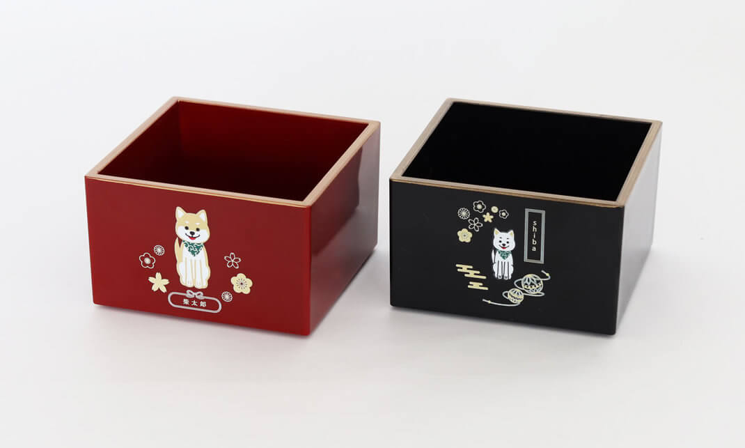 柴犬,食器,田中箸店