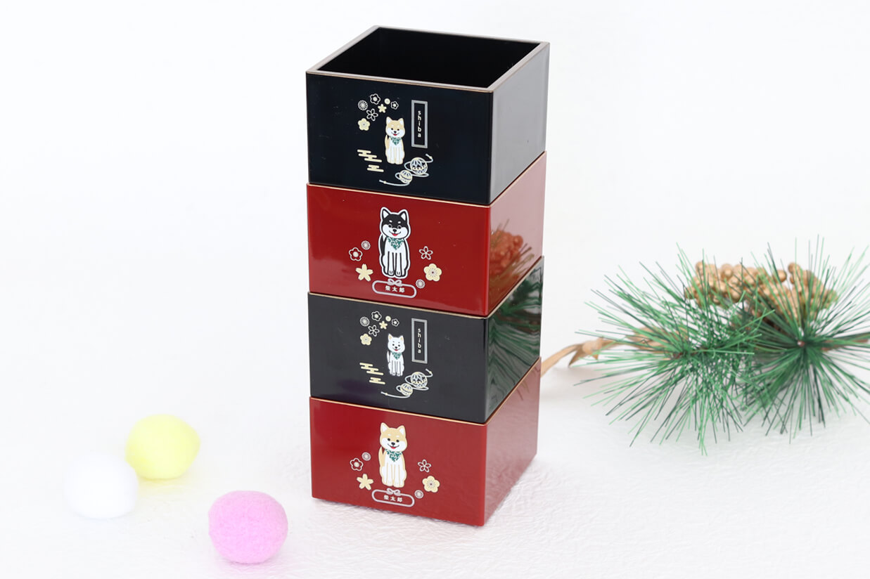 柴犬,食器,田中箸店