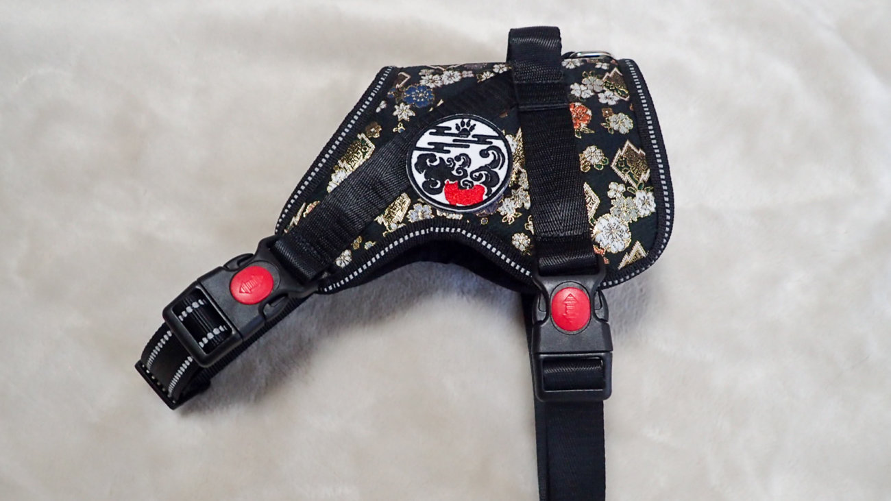 柴犬,和柄,着物,ハーネス