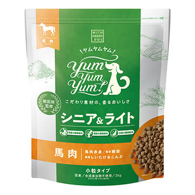 Yum Yum Yum！シニア＆ライト　馬肉ドライタイプ　