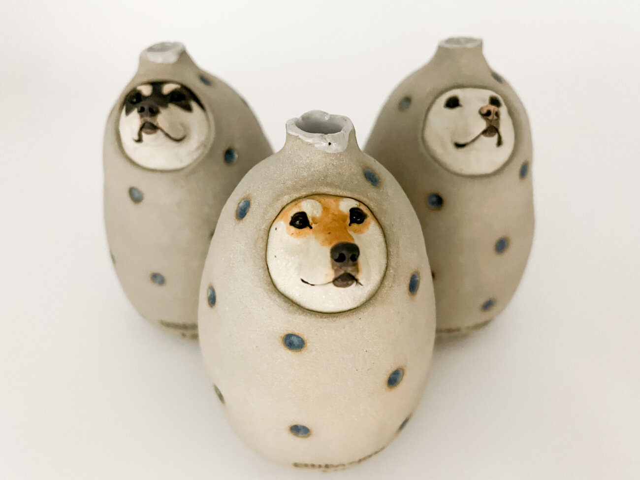 柴犬ライフ,ゆとり炉,一輪挿し