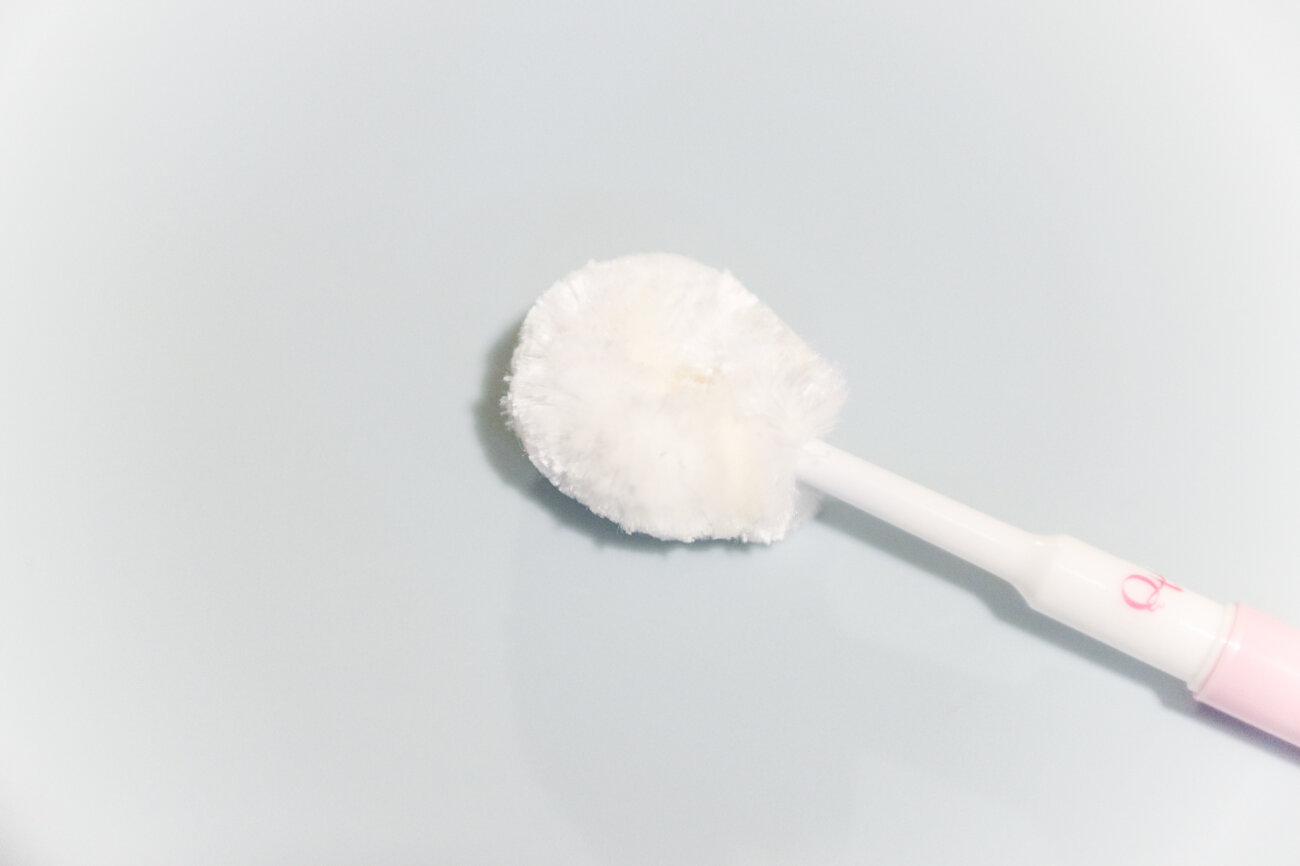 柴犬,歯みがき,ふわふわシルク歯ブラシ