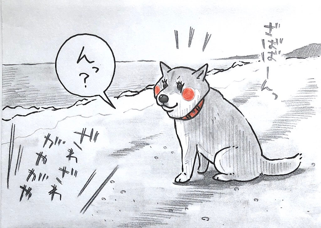 勝手に妄想しば,柴犬イラスト