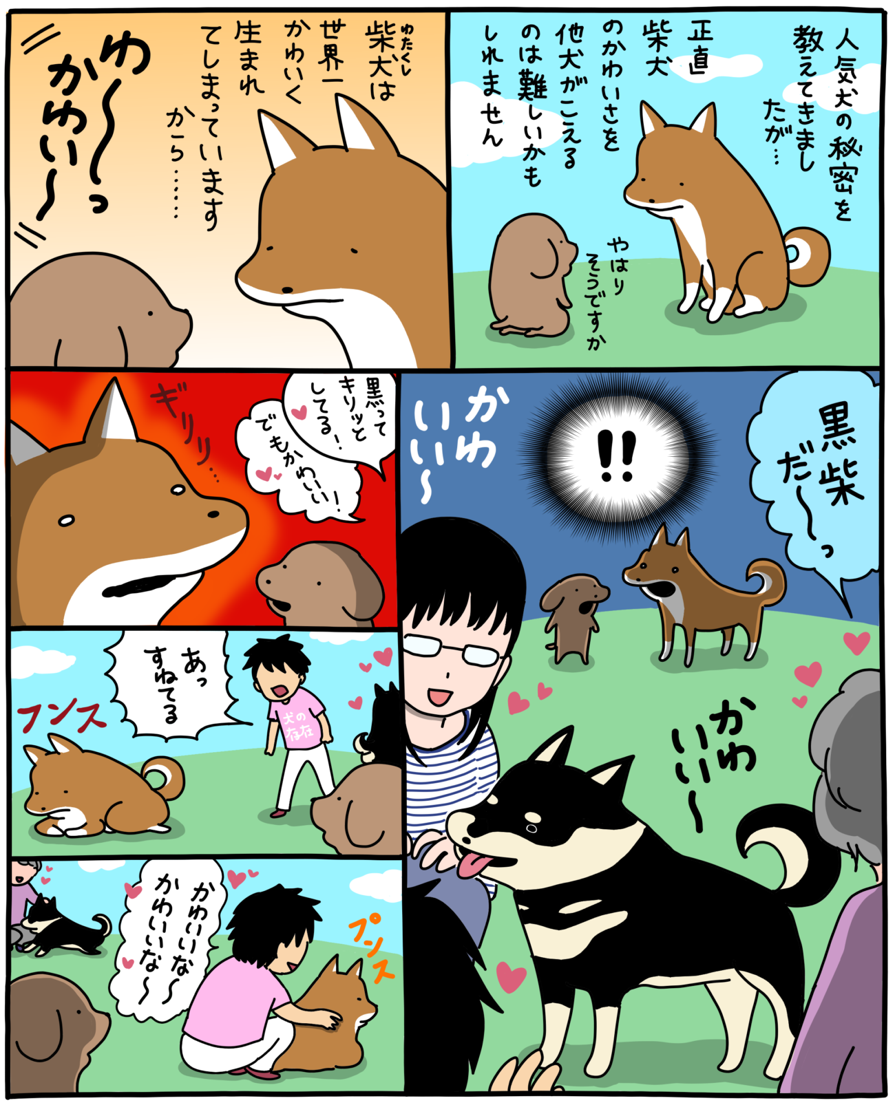 柴犬,うかうか,マンガ